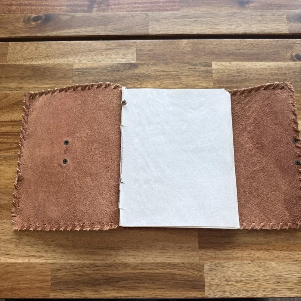 Vintage Leather‎ Journal Diary Notebook Handmade 8X6 Safety Lock Crafted READ